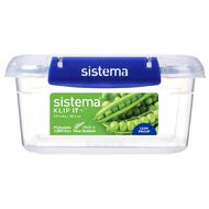 Sistema Klip It Plus Square Container Assorted 1.15L