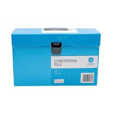 WS Concertina File 19 Pocket Blue