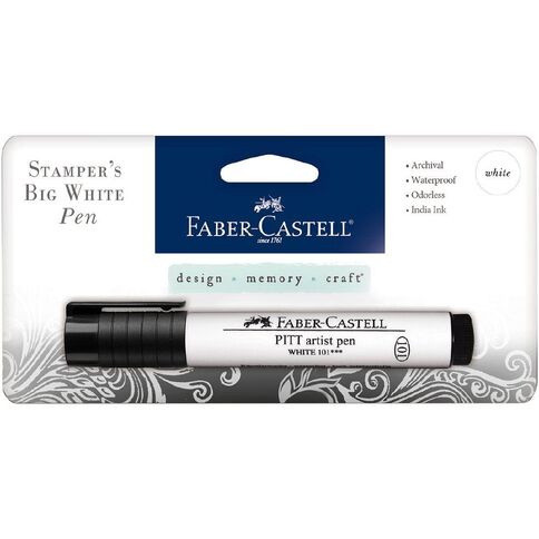 Faber-Castell Pitt Artist Pen Big Brush White
