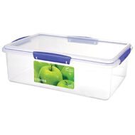 Sistema Klip It Plus Rectangular Container Blue 7.5L