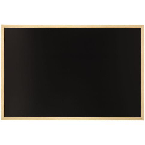 WS Wooden Frame Non-Magnetic Blackboard Black