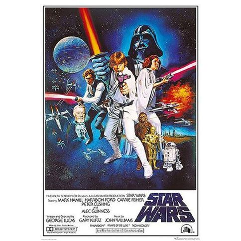 Star Wars Poster #4 Star Wars Original Movie Sheet