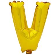 Artwrap Foil Balloon V Gold 35cm