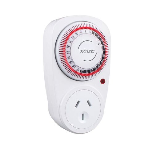 Tech.Inc 24 Hour Mechanical Timer