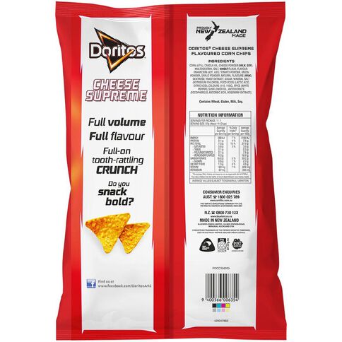 Doritos Cheese Supreme Party Bag 300g