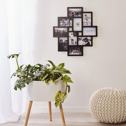 Living & Co Collage Frame 10 Opening Black