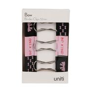 Uniti Bow Binder Clips 32mm 6 Pack