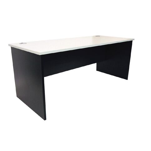 Zealand Sonic Desk 1500w x 750d x 725h White/Charcoal