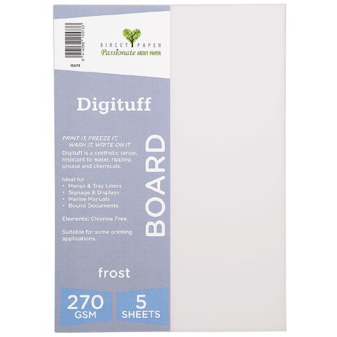 Direct Paper Digituff 270gsm Frost A4 5 Pack