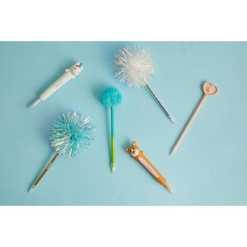 Krinkles Aqua Pom Pom Pen