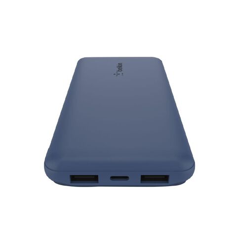 Belkin 10K USB-A and USB-C 15W Power Bank Blue Blue