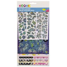 Kookie Sticker Value Pack 8 Sheets In the Clouds