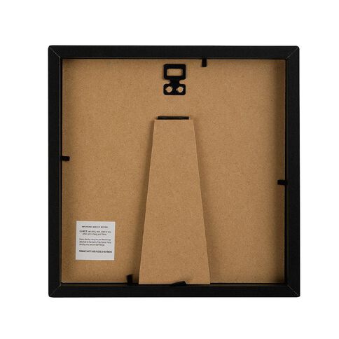 Living & Co Premium Photo Frame 6in x 6in Black
