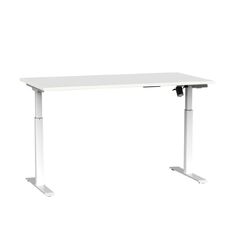 Knights Agile Boost Electric Single Sided Desk Frame Atlantic Oak Top