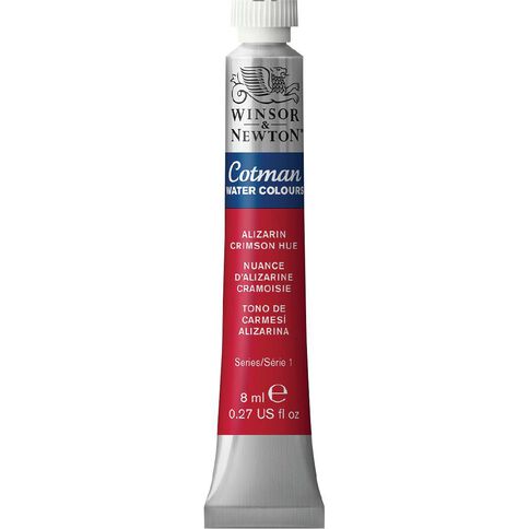 Winsor & Newton Cotman Watercolour Paint 8ml Alizarin Crimson
