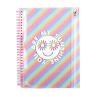 Kookie Spiral Notebook Pvc Sunshine With PVC Pocket Cover B5