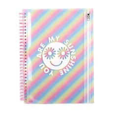 Kookie Spiral Notebook Pvc Sunshine With PVC Pocket Cover B5