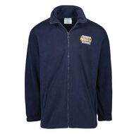 Schooltex Churton School Zip-Thru Polar Fleece Top with Embroidery