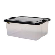 Taurus Clear View Storage Organiser with Lid Assorted 20L