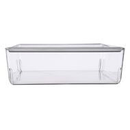 Living & Co Lisse Shallow Lidded Organiser Clear 6L