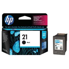 HP Ink Cartridge 21 Black 190 Pages