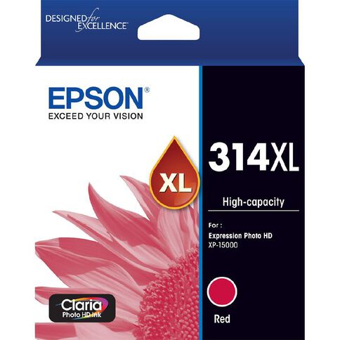 Epson Ink 314XL Red Ink Claria Photo HD (830 Pages)