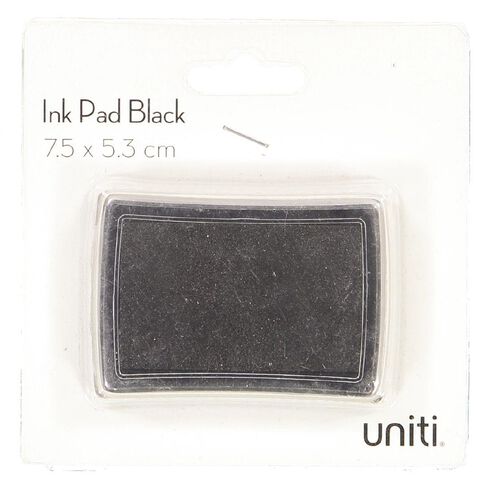 Uniti Ink Pad 7.5cm x 5.3cm Black