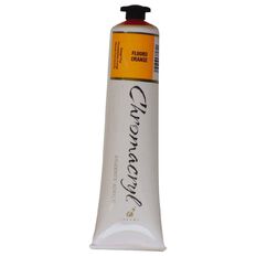 Chromacryl Acrylic Paint Fluoro Orange 75ml
