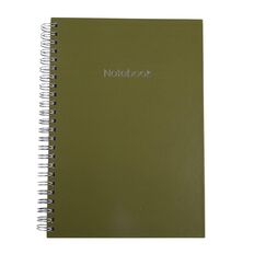 Uniti Colour Pop Notebook Spiral Hardback Green A5