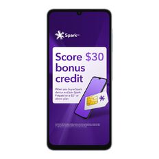 Samsung Galaxy A06 4G with Spark Sim Bundle Blue Light