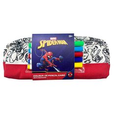 Spider-Man Colour In Pencil Case With Markers