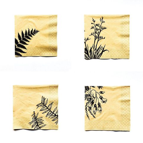 SURV. Printed Napkins Bluebird 2-ply 33cm x 33cm Assorted 50 Pack