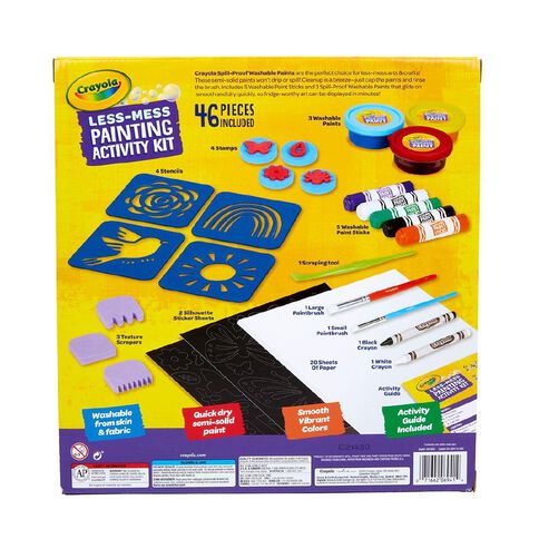 Crayola Less Mess Painting Activity Kit