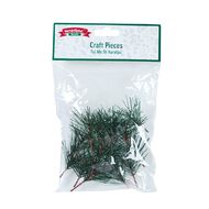 Wonderland Novelty Berry/Pine Christmas Craft Pieces Assorted