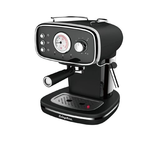 Living & Co Espresso Coffee Machine Black