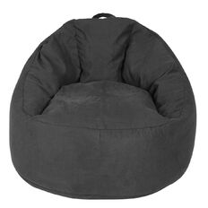 Living & Co Suede Look Bean Bag Chair Cover Grey Slate