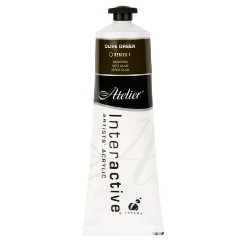 Atelier S1 Acrylic Paint Olive Green 80ml