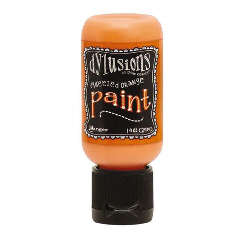 Ranger Dylusions Paint Flip Top Squeezed Orange 1 oz
