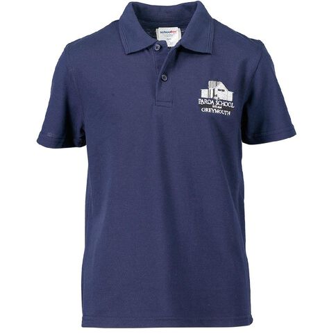 Schooltex Paroa Greymouth Short Sleeve Polo with Embroidery