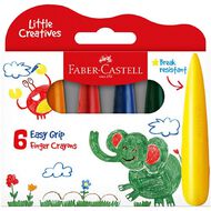 Faber-Castell Little Creative Grip Crayons PK 6 Faber-Castell Little Creative Grip Crayons PK 6