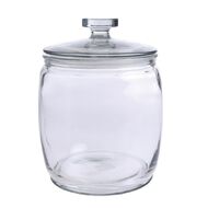 Living & Co Round Glass Jar Clear 7L