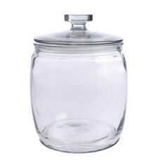 Living & Co Round Glass Jar Clear 7L