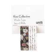 Uniti Kiwi Collective Washi Tape Pack 5m x 2 Rolls