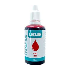 Ledah Stamp Ink Red 50ml