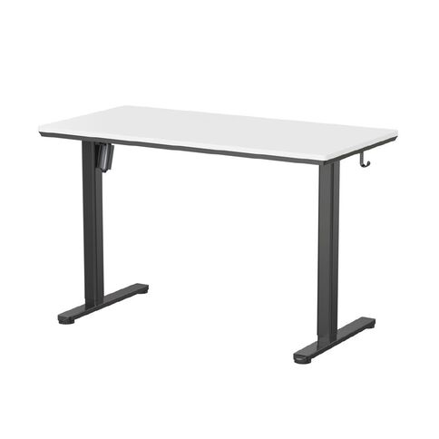 Workspace Height Adjustable Desk 1200W with Drawer White