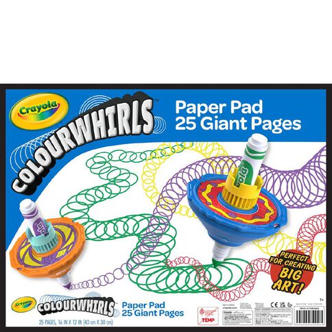 Crayola Colourwhirls Paper Pad
