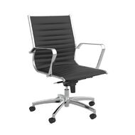 Knight Metro Midback Chair PU Black