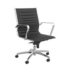Knight Metro Midback Chair PU Black