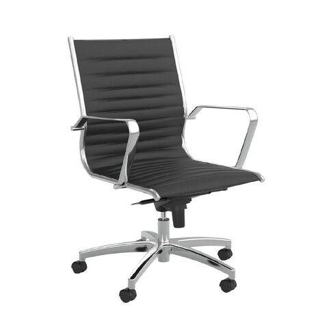 Knight Metro Midback Chair PU Black