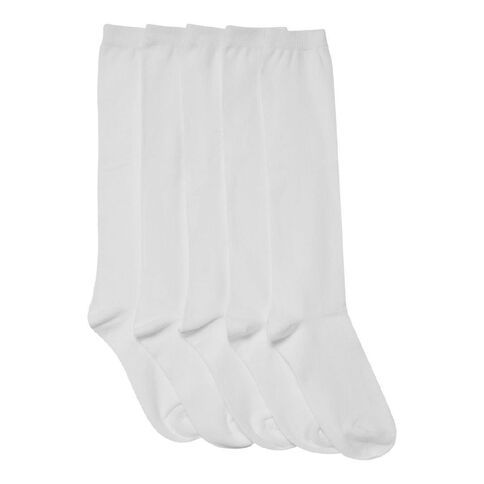H&H Girls' School Knee High Socks 5 Pack